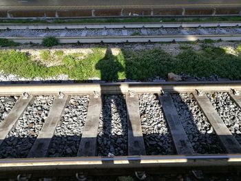 Railroad station platform