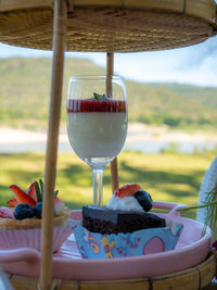 Close-up of ice cream