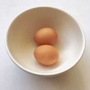 Close-up of eggs in bowl