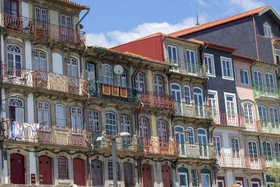 Colorful houses in porto, portugal