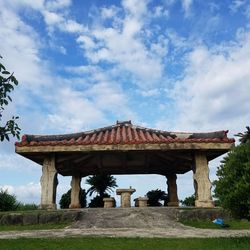 Low angle view of monument