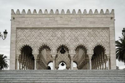 Low angle view of historical building