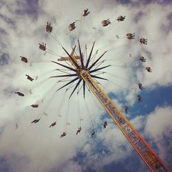 Low angle view of cloudy sky
