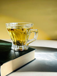 Close-up of drink on table