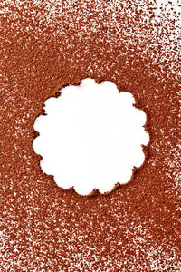High angle view of coffee