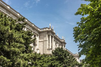 Low angle view of building against sky