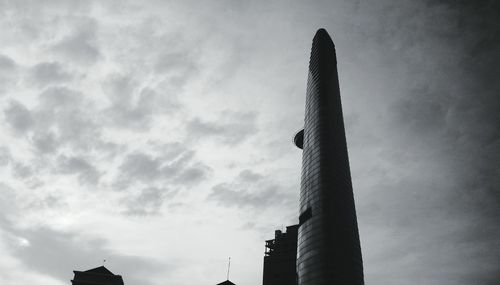 Low angle view of building against sky