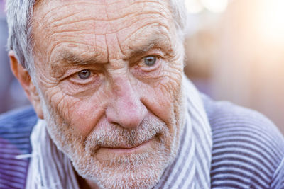 Close-up portrait of man