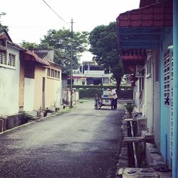 Road leading to house