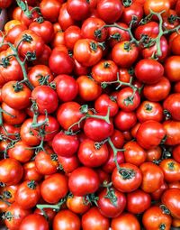 Full frame shot of tomatoes