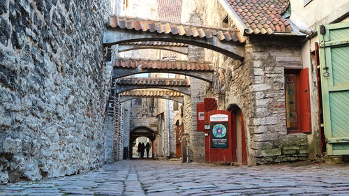 Entrance of historic building