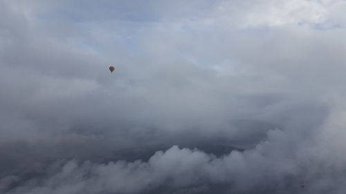 Low angle view of clouds in sky