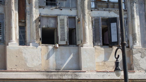 Low angle view of old building