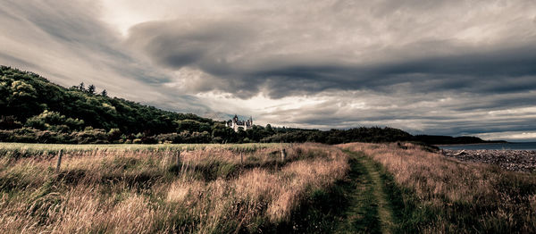 Scenic view of landscape against sky