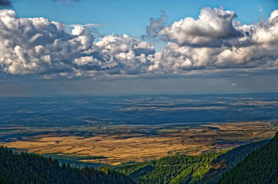 Scenic view of landscape against sky