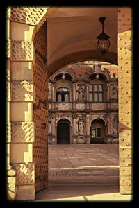 Corridor of building