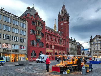 View of buildings in city