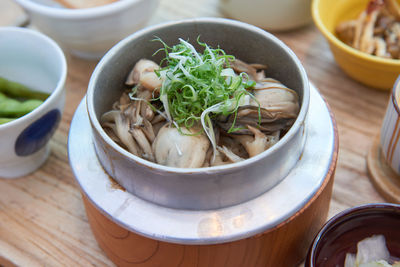 Close-up of salad in bowl