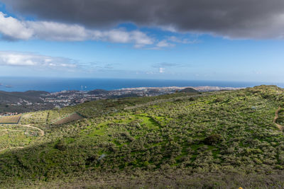 Scenic view of landscape against sky