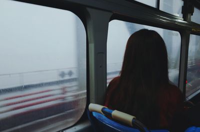 Interior of train