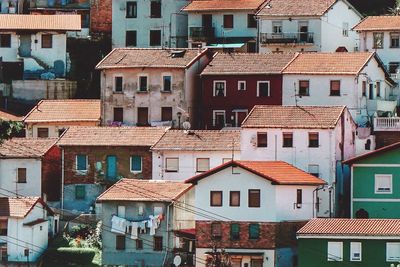 Residential buildings in city