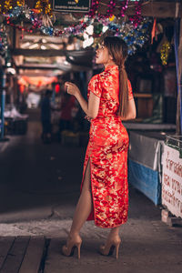 Young woman in traditional clothing