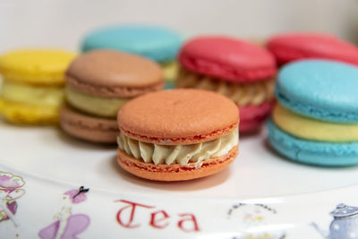 Close-up of cake on table