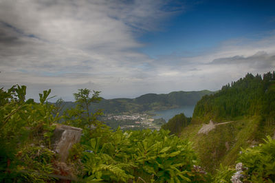 Scenic view of landscape against sky