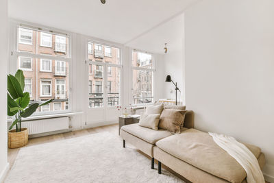 Interior of bedroom at home