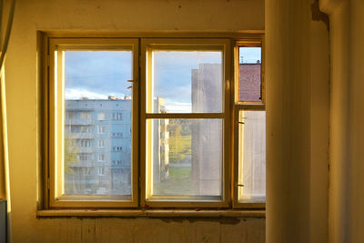 Interior of abandoned house