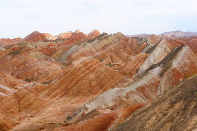 Rock formations in a desert