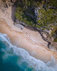 Aerial view of beach