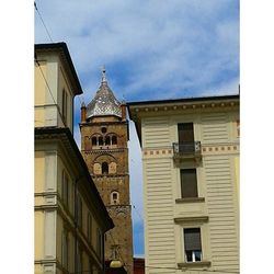 Low angle view of building against sky