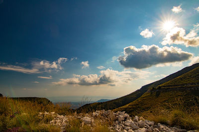 Scenic view of landscape against sky