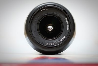 Close-up of camera