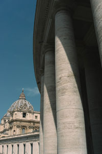 Low angle view of historical building against sky
