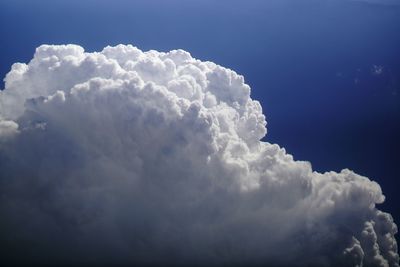 Low angle view of cloudy sky