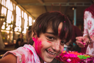 Portrait of a smiling girl