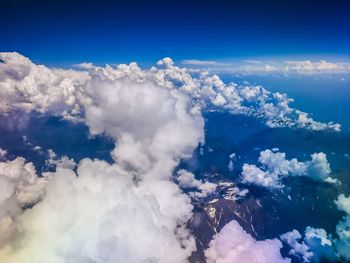 Low angle view of cloudy sky