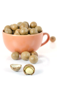 Close-up of eggs in bowl