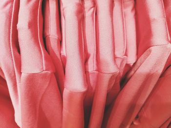 Full frame shot of pink fabric