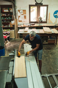 Man working at home