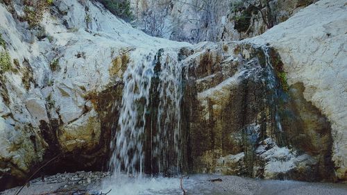 View of waterfall