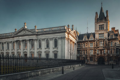 Low angle view of historical building