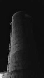 Low angle view of moon in sky