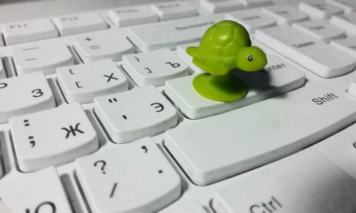 Close-up of computer keyboard