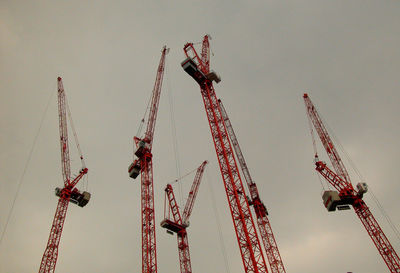 Low angle view of construction site