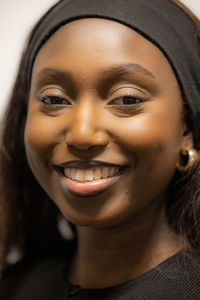 Close-up of young woman