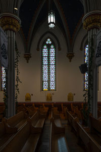 Interior of church