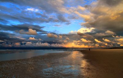 Beach against sky